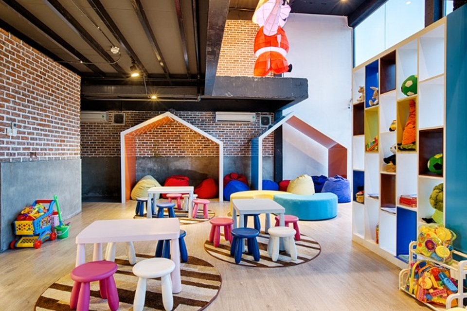 "Đập hộp" nhà hàng container siêu khủng Holy Pig xuất hiện tại Tổ hợp Cocobay Đà Nẵng - 5 Khu kids sinh động và đầy màu sắc