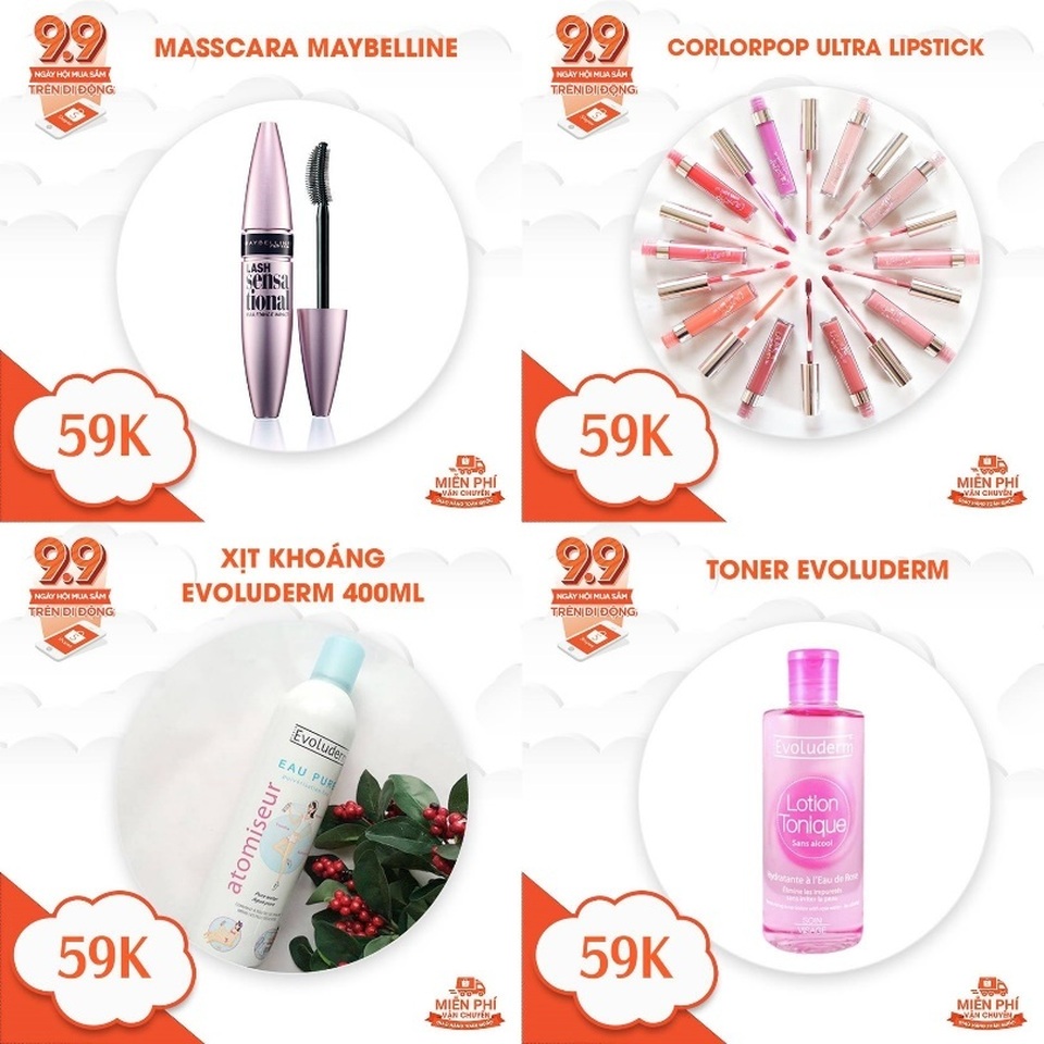 “Thượng đế” mãn nguyện với ưu đãi trong Ngày hội mua sắm trên di động 9.9 - 6 … tới mỹ phẩm, thời trang đã được tung ra với mức giá ưu đãi “khủng” trong Ngày hội mua sắm trên di động 9.9 của Shopee