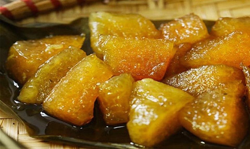 Những món bánh lạ chỉ có ở vùng núi phía Bắc - 5 Bánh gio thường được ăn kèm với mật