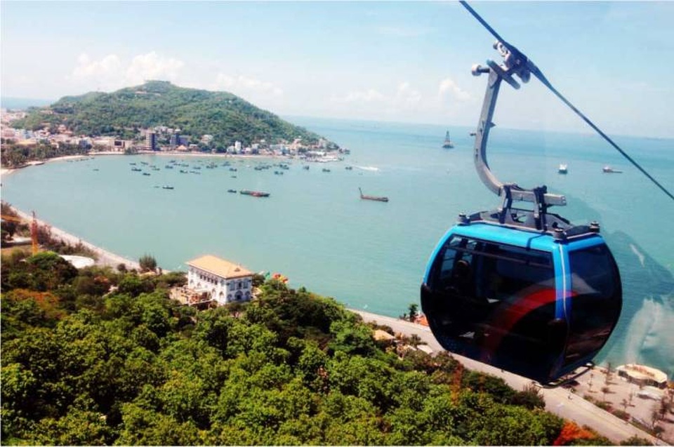 Những điểm đến nổi tiếng của Vũng Tàu - 7 Hệ thống cáp treo Hồ Mây