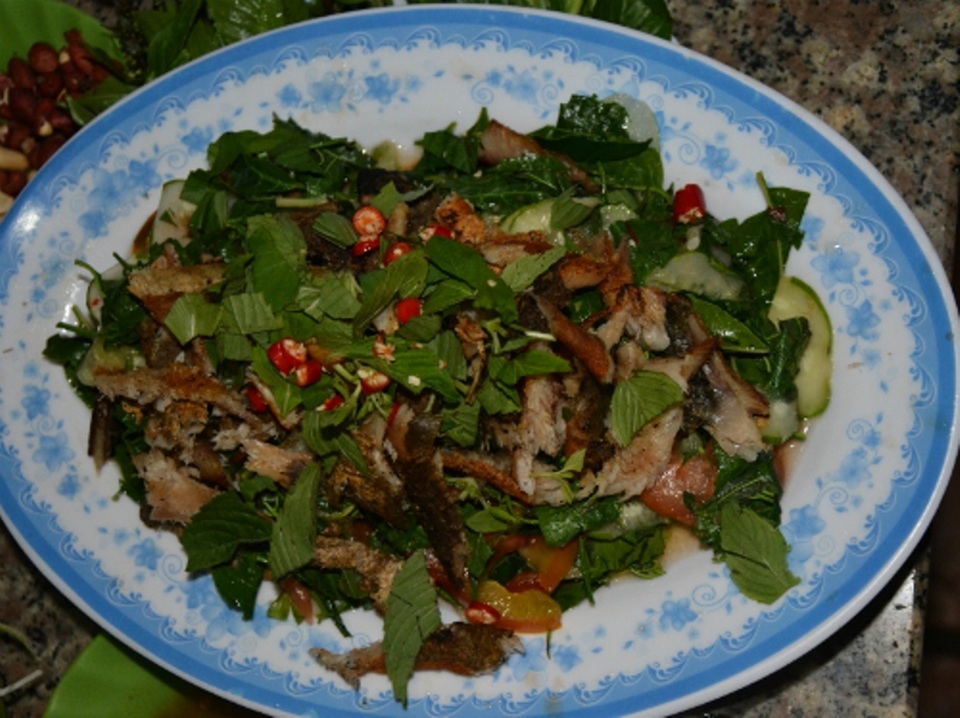 Khám phá An Giang mùa nước nổi - 9 Gỏi sầu đâu- đặc sản An Giang
