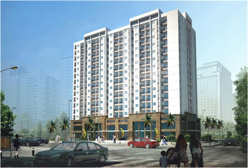 
Phối cảnh dự án Tiến Thành Tower tại Khu đô thị Việt Hưng.
