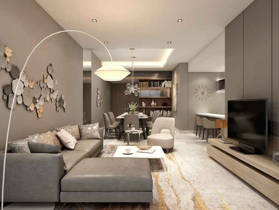 Sun Group ra mắt dự án căn hộ đẳng cấp quốc tế gần Hồ Gươm - 3
Hình ảnh nội thất của một căn hộ