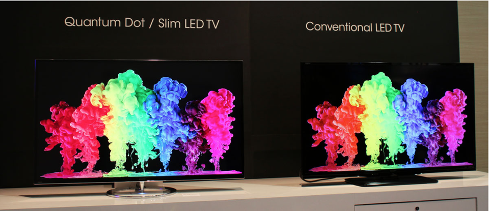 Quantum Dot - công nghệ hình ảnh của TV tương lai - 2
Công nghệ Quantum Dot cho màu sắc nổi bật và độ sáng trội hơn rất nhiều so với TV LED cũ