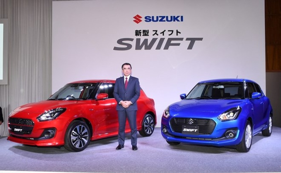 Suzuki Swift thế hệ mới đã ra mắt - 1
Suzuki Swift mới ra mắt tại Nhật Bản