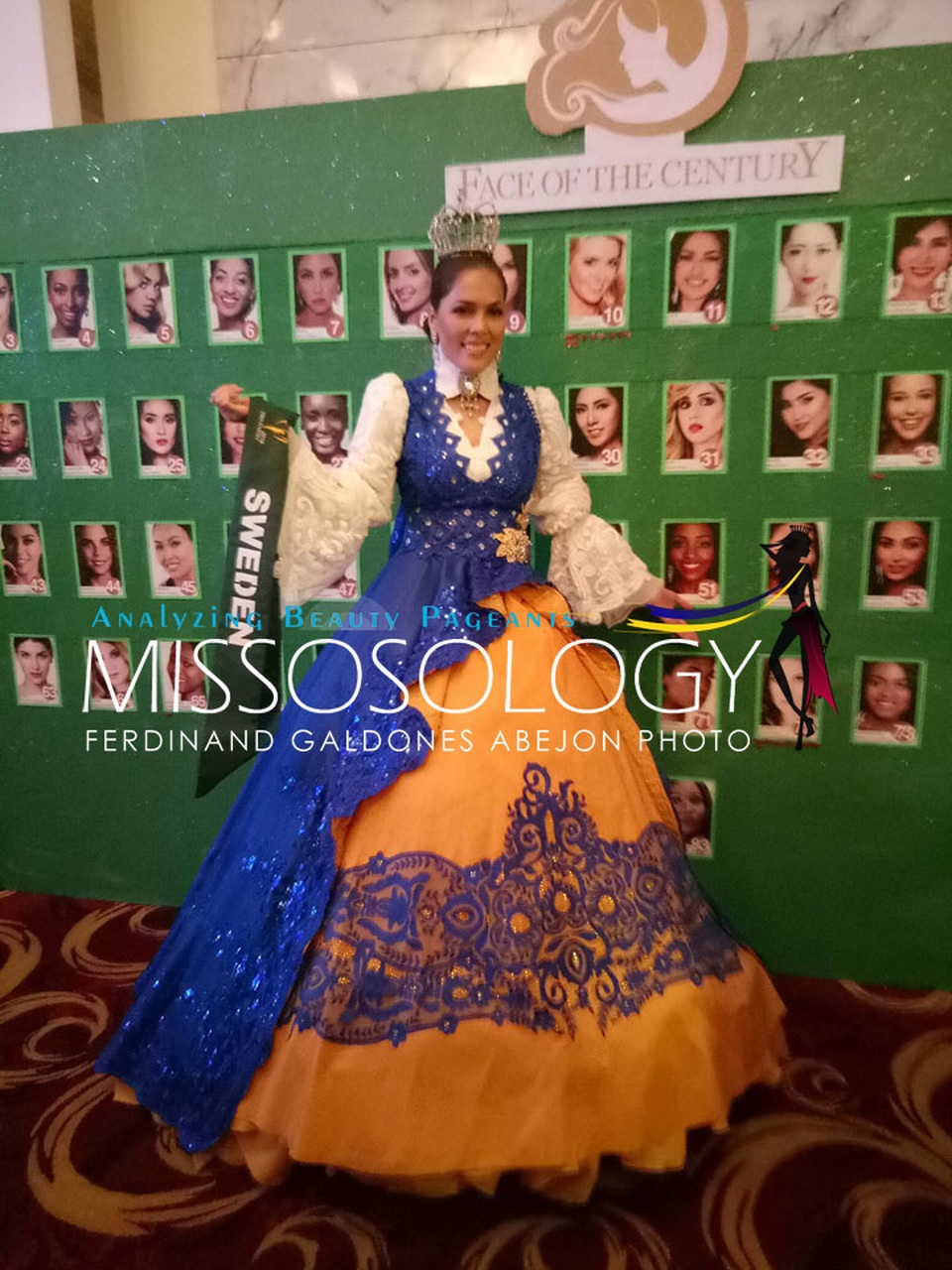 Ngắm những bộ trang phục dân tộc đẹp nhất cuộc thi Hoa hậu Trái đất - 2 
Hoa hậu Thụy Điển giành huy chương bạc phần thi Trình diễn trang phục dân tộc của nhóm thí sinh khu vực châu Âu