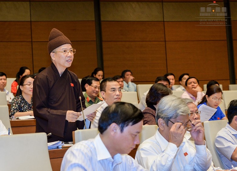 "Cán bộ phụ trách tôn giáo nhưng không hiểu gì về tôn giáo" - 1
Thượng tọa Thích Thanh Quyết (Ảnh: Quochoi.vn)