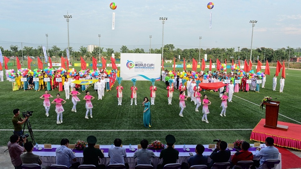 
Toàn cảnh lễ khai mạc Viettel World Cup 2016
