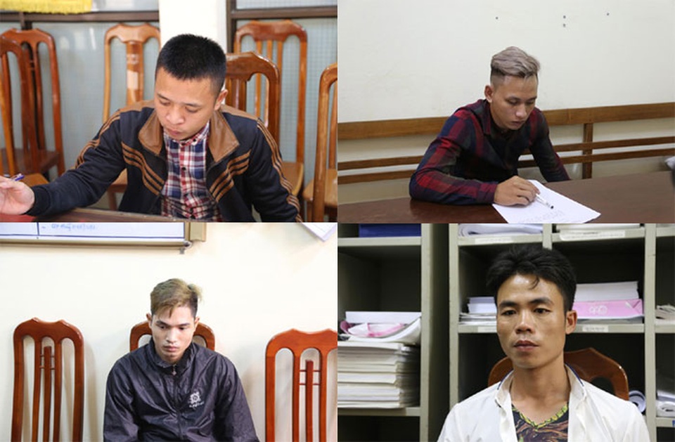 Phá đường dây “khủng” vận chuyển thuê xe máy trộm cắp sang Trung Quốc tiêu thụ - 1
4 đối tượng trong đường dây vận chuyển thuê xe máy trộm cắp đi tiêu thụ bị bắt giữ