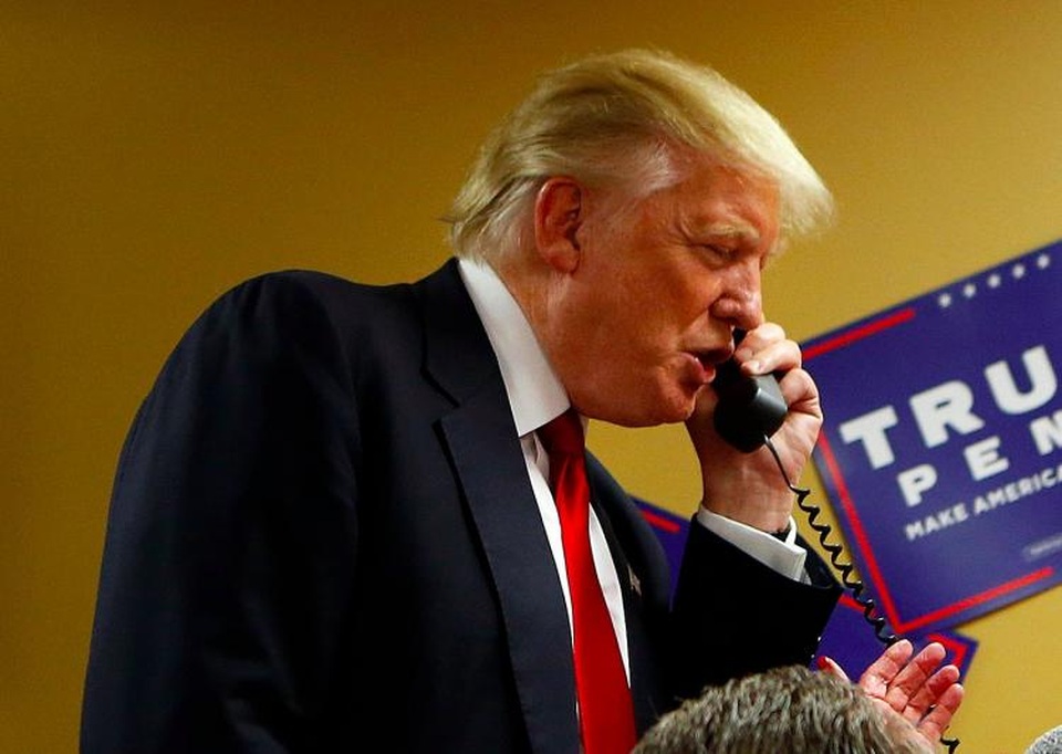 Những cuộc điện đàm "gây bão" của Tổng thống đắc cử Trump - 1
Tổng thống đắc cử Mỹ Donald Trump. (Ảnh: EPA)