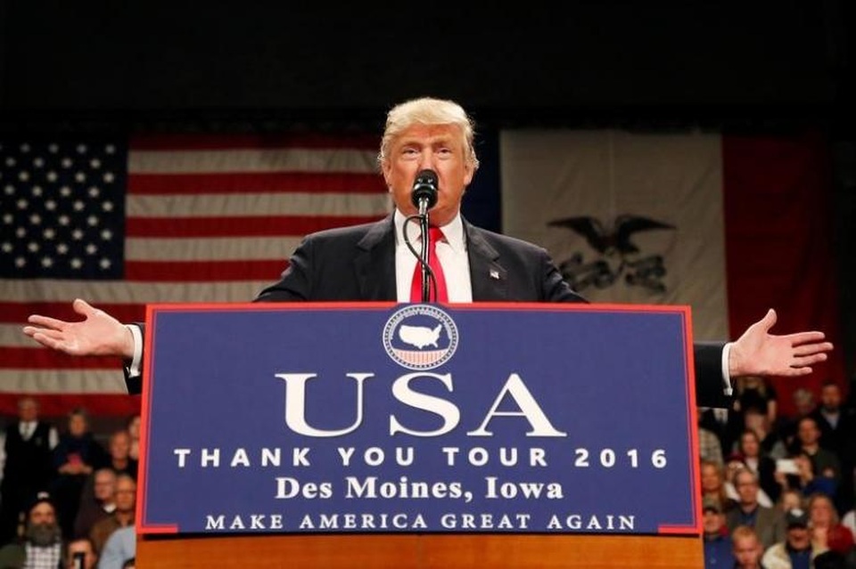 Ông Trump: Nói Nga can thiệp bầu cử tổng thống Mỹ là "lố bịch" - 1
Tổng thống đắc cử Mỹ Donald Trump. (Ảnh: Reuters)