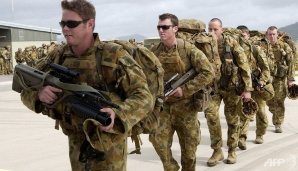 Australia bất an vì quân phục “Made in China” - 1
Các binh sĩ Australia (Ảnh minh họa: AFP)