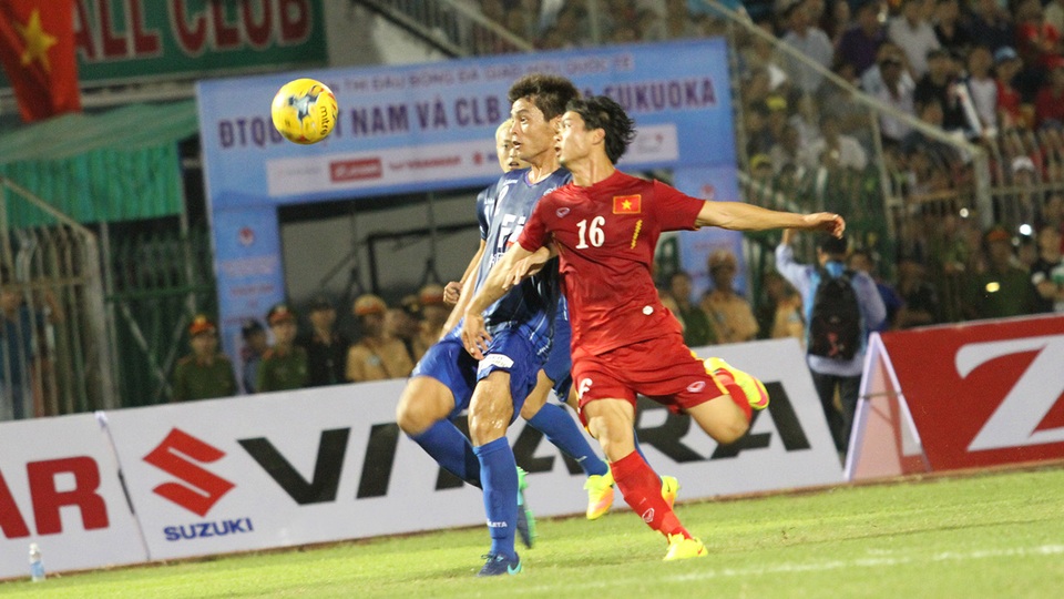 Công Phượng nhạt nhòa, đội tuyển Việt Nam bị Avispa Fukuoka cầm hòa - 2
Công Phượng đã bỏ lỡ khá nhiều cơ hội ở trận đấu này