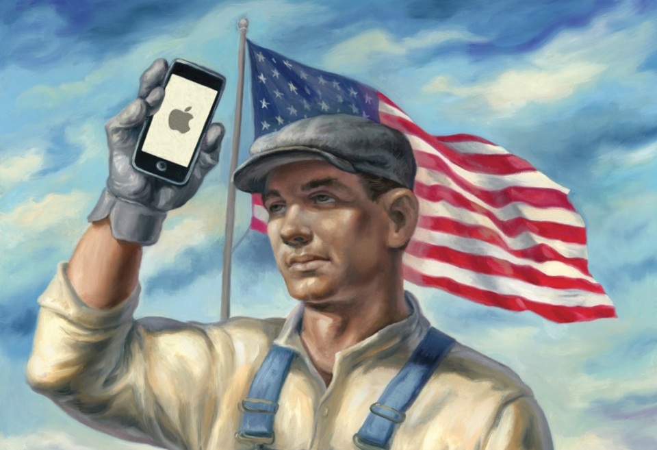 Người dùng từ chối mua "iPhone tăng giá" nếu Apple chuyển nhà máy về Mỹ - 1 iPhone made in USA đang là điều mà Tổng thống Trump hướng tới. (Ảnh: Engadget)
