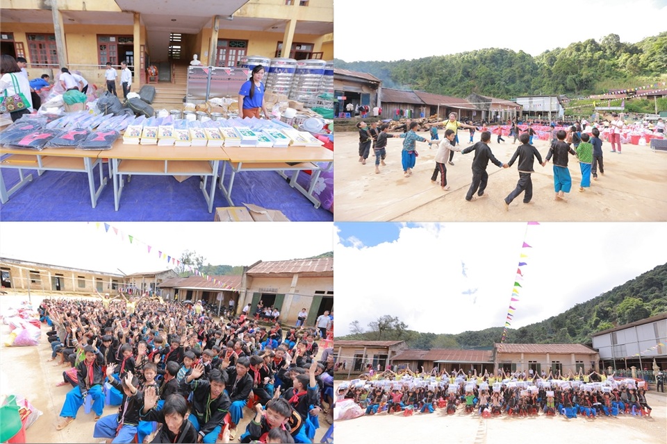 Nữ doanh nhân Sen Vàng “tri ân cuộc sống” - 5
Nhiều món quà dành cho các em nhỏ