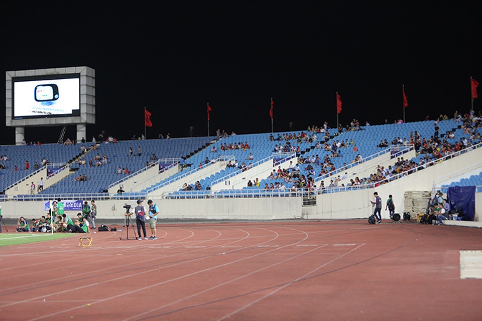 U23 Việt Nam thua nặng nề trong ngày sân Mỹ Đình vắng khán giả - 1
Sân Mỹ Đình vắng vẻ trong ngày tiếp đón U20 Argentina