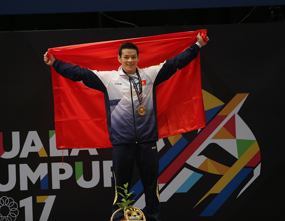 Thạch Kim Tuấn: "Tôi đã vượt qua nỗi đau ở Olympic để giành HCV” - 1
Thạch Kim Tuấn xuất sắc giành HCV cử tạ hạng cân dưới 56kg nam