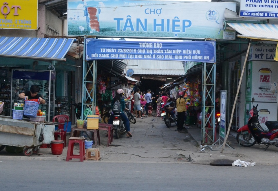 Chính quyền dỡ chợ trước Tết, tiểu thương đặt quan tài phản đối - 1
Chợ Tân Hiệp đã tồn tại trên 60 năm