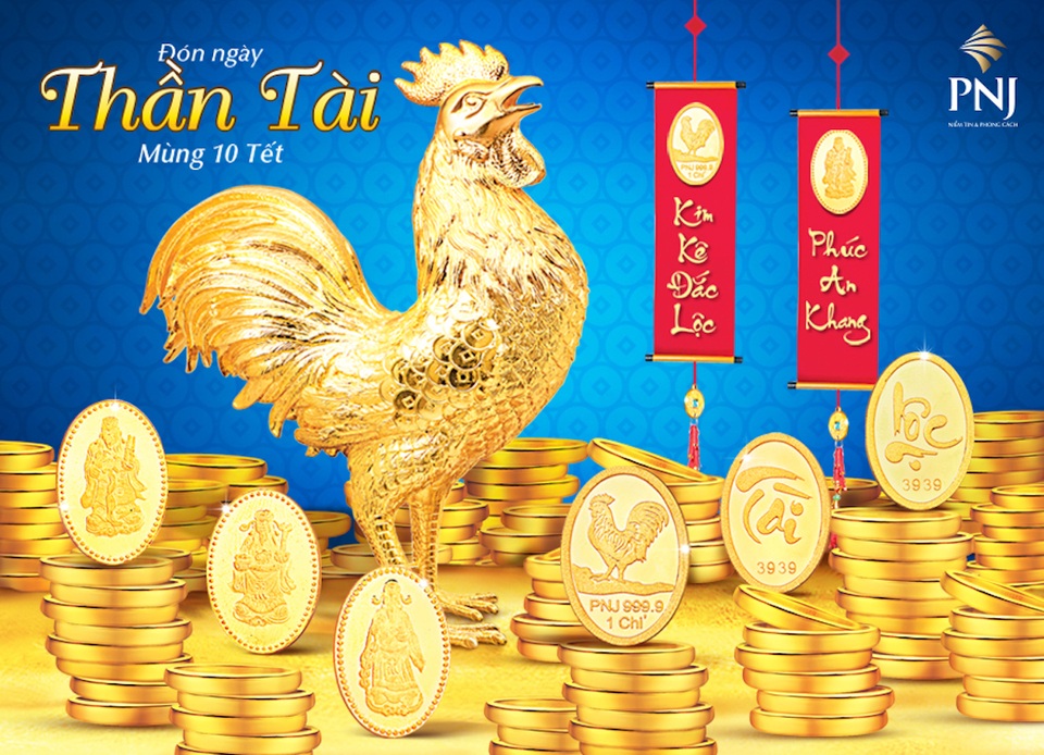 "Kim kê" khuấy động thị trường vàng ngày Thần Tài gõ cửa - 1 PNJ giới thiệu đến thị trường gần 150.000 sản phẩm Tài lộc độc đáo
