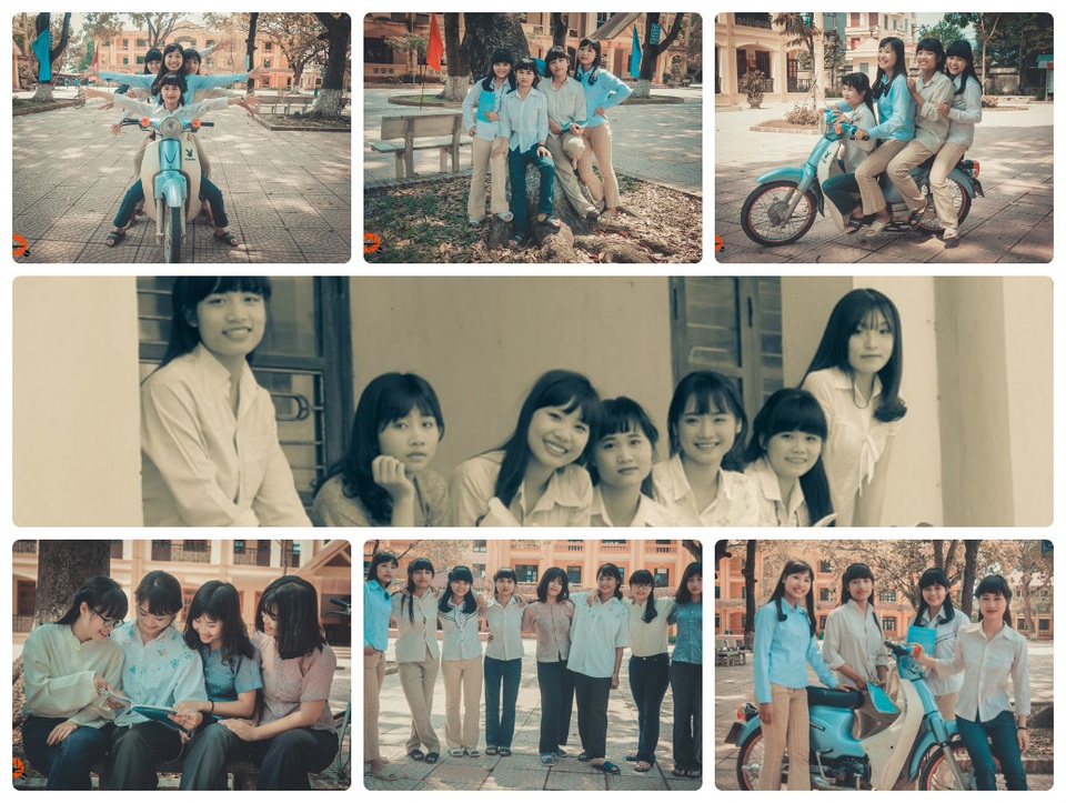 Teen Việt rộ mốt chụp ảnh kỷ yếu phong cách những năm 90 - 1
Bộ ảnh kỷ yếu của tập thể lớp 12A9, trường THPT Việt Yên số 1 (TP. Bắc Giang) mở đầu cho trào lưu
