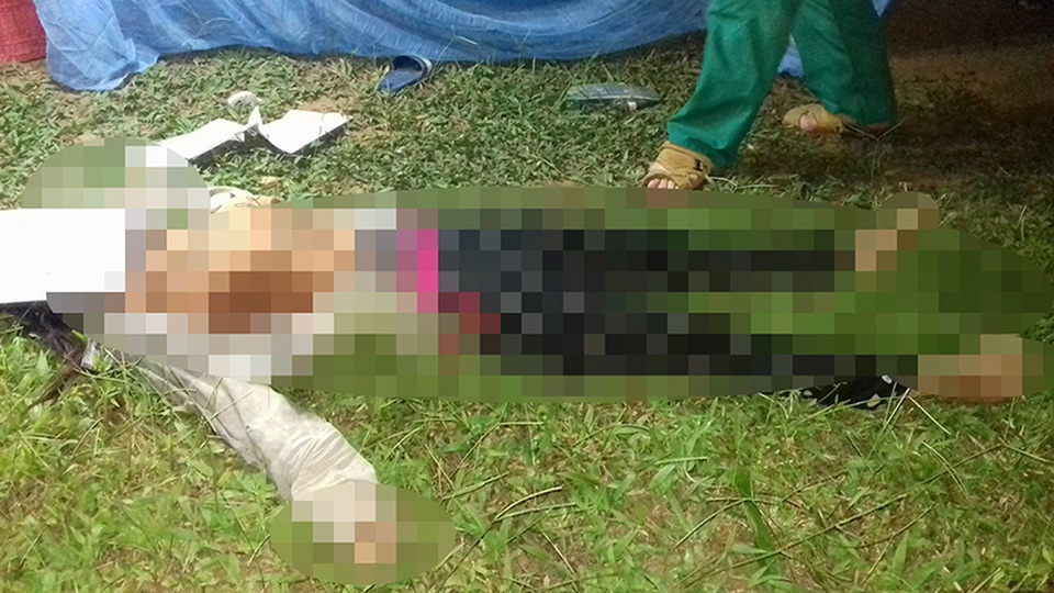 Vào thăm rẫy, người mẹ trẻ bị sét đánh tử vong - 1 Hiện trường phát hiện thi thể người phụ nữ xấu số