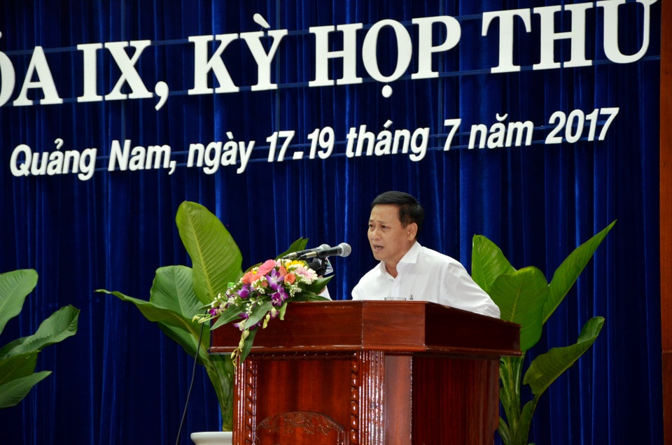 Quảng Nam “bấm nút” thông qua 4 dự án thủy điện vừa và nhỏ - 1 Ông Nguyễn Quang Thử - Giám đốc Sở Công Thương tỉnh Quảng Nam – giải trình về 4 thủy điện vừa và nhỏ