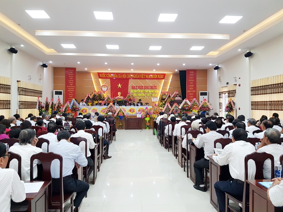Duy trì thành tích đạt được, đưa hoạt động Hội phát triển hơn nữa - 1 Hơn 160 đại biểu tham dự Đại hội Hội Khuyến học Quảng Nam nhiệm kỳ 2017-2022
