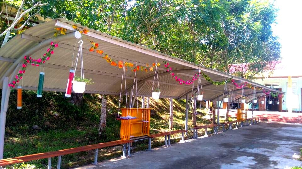 Mô hình thư viện xanh ở trường PTDTBT THCS Trà Don