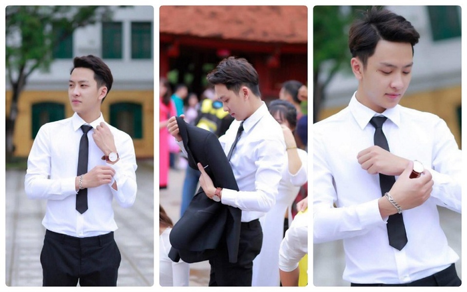 “Hot boy kỷ yếu” khiến các cô gái rần rần xin link Facebook - 10 Trên trang cá nhân của mình, 9x chia sẻ khá ít thông tin bản thân. Tuy nhiên, qua một vài bức ảnh nổi bật có thể dễ dàng nhận thấy anh chàng khá thích đi du lịch, chụp ảnh và có phong cách ăn mặc trẻ trung, năng động.