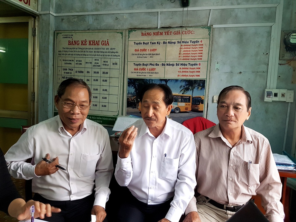 Nguy cơ xe buýt Quảng Nam bị “khai tử” vì Đà Nẵng không cho vào nội thành - 1 Các doanh nghiệp vận tải xe buýt Quảng Nam trao đổi với báo chí