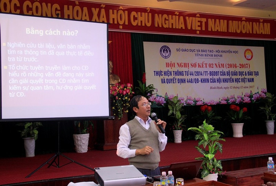 Bình Định phấn đấu là xã hội học tập