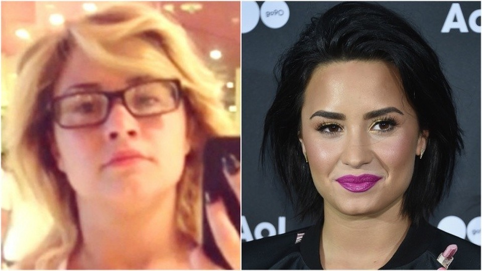 “Sao” quá khác lạ khi không trang điểm - 3
Demi Lovato