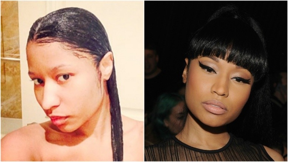 “Sao” quá khác lạ khi không trang điểm - 5
Nicki Minaj