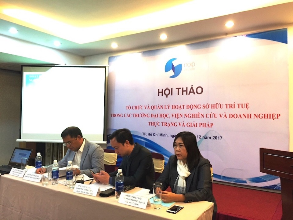 Hội thảo Tổ chức và quản lý hoạt động sở hữu trí tuệ trong các trường đại học, viện nghiên cứu và doanh nghiệp diễn ra tại TPHCM