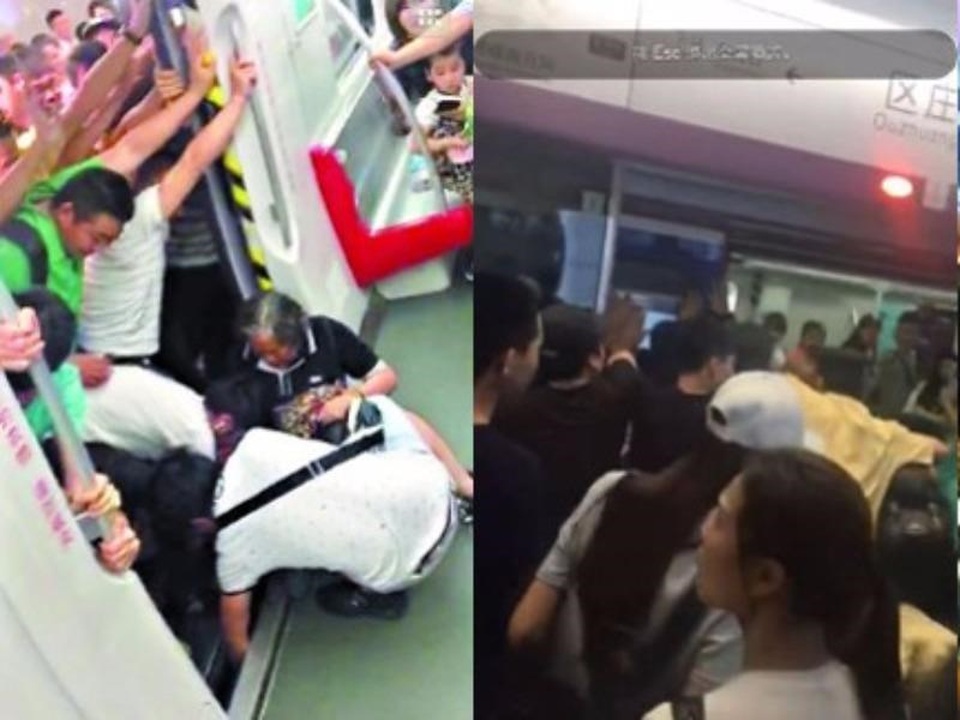 Hành khách hợp sức nâng toa xe lửa cứu cụ già - 1