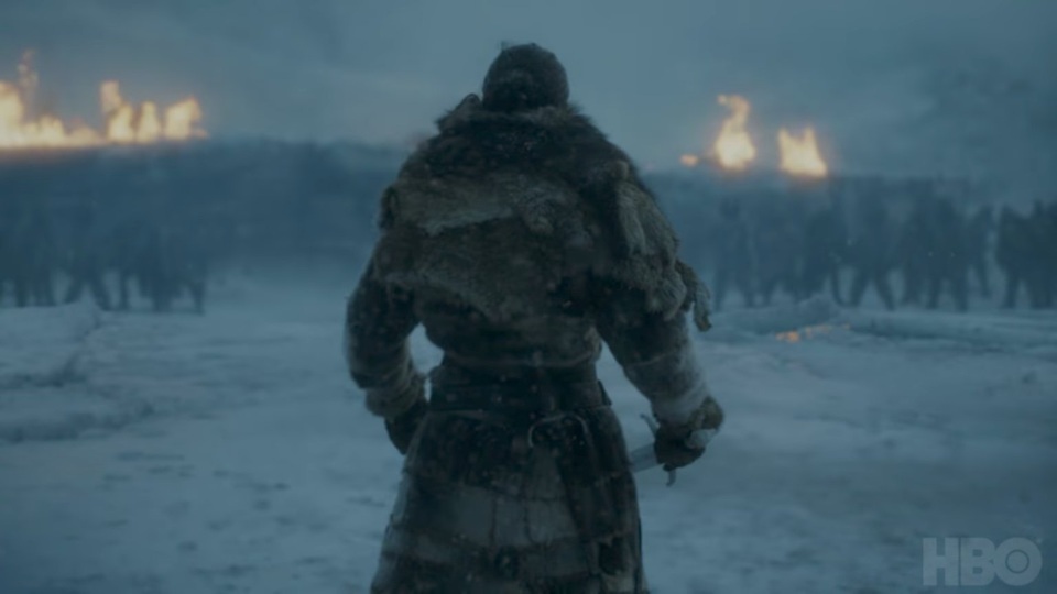 Liệu có phải Jon Snow đang đứng trước một đội quân xác sống Bóng Trắng?