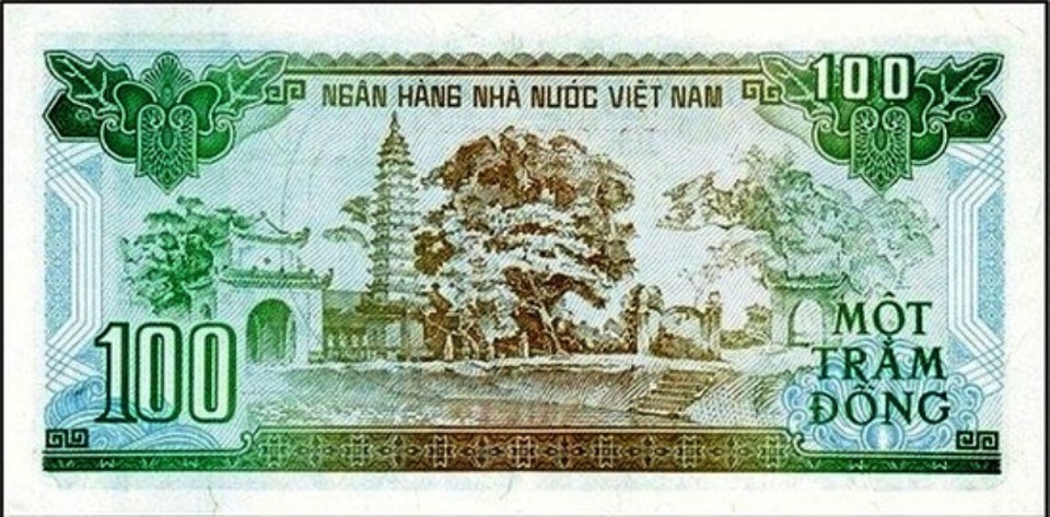 Tháp Phổ Minh - Dấu tích Hào khí Đông A - 9 Tháp Phổ Minh in trên đồng tiền mệnh giá 100 đồng