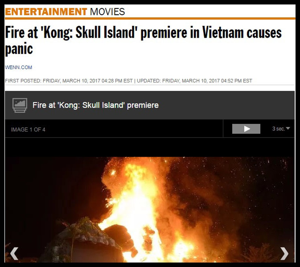 “Kong” thu về hơn 18 tỷ đồng tại Việt Nam chỉ sau một ngày công chiếu - 17 Tờ Toronto Sun (Canada)