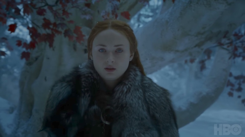 Người cha quá cố Eddard Stark thường nói với các con câu nói quen thuộc - “Khi tuyết rơi, gió thổi, con sói đơn độc sẽ chết, nhưng đàn sói sẽ sống” - để nhắc nhở các con rằng gia đình cần phải luôn gắn bó mới có thể chống lại được kẻ thù. Việc để Sansa nhắc lại câu nói này có khá nhiều ý nghĩa, khi mối quan hệ giữa cô và Jon Snow trước đây từng rất lạnh nhạt.