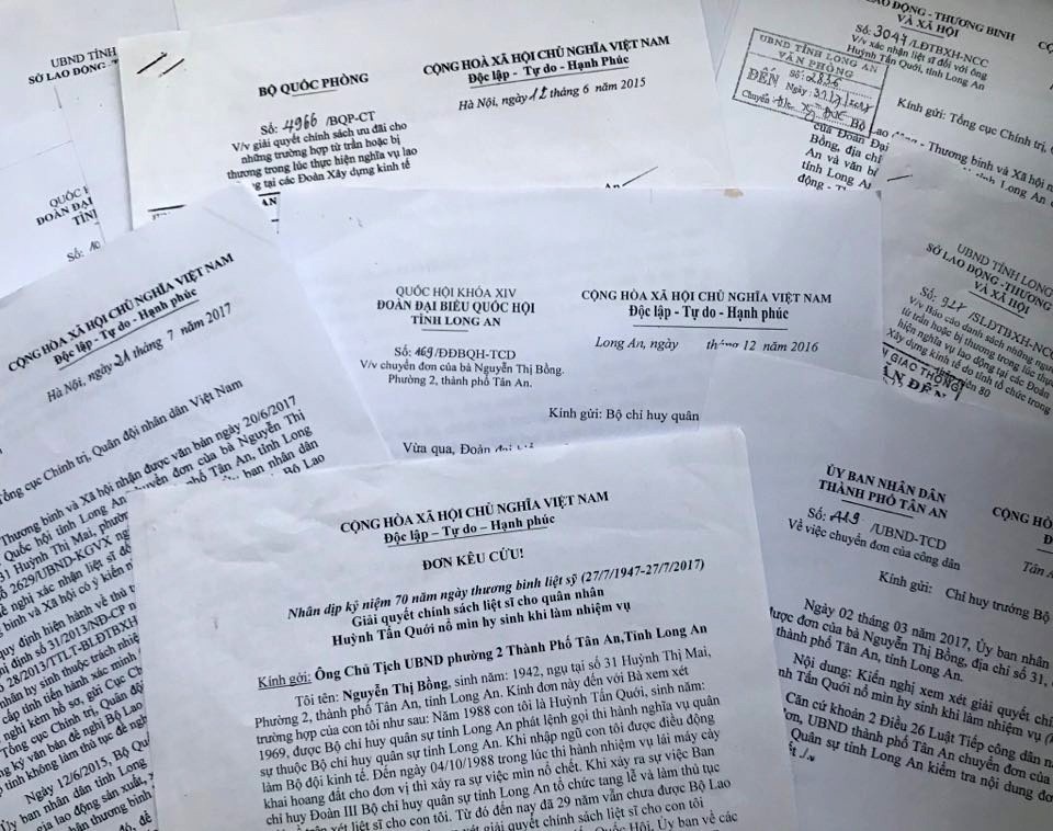Mẹ già 29 năm mòn mỏi làm chế độ cho con: Bộ Chỉ huy Quân sự hoàn tất hồ sơ công nhận liệt sĩ! - 2 Hàng loạt công văn giải quyết liên quan đến vụ việc này.