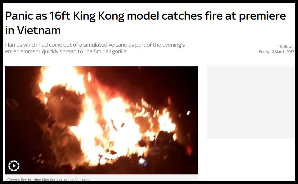 “Kong” thu về hơn 18 tỷ đồng tại Việt Nam chỉ sau một ngày công chiếu - 15 Trang tin Sky News (Anh)