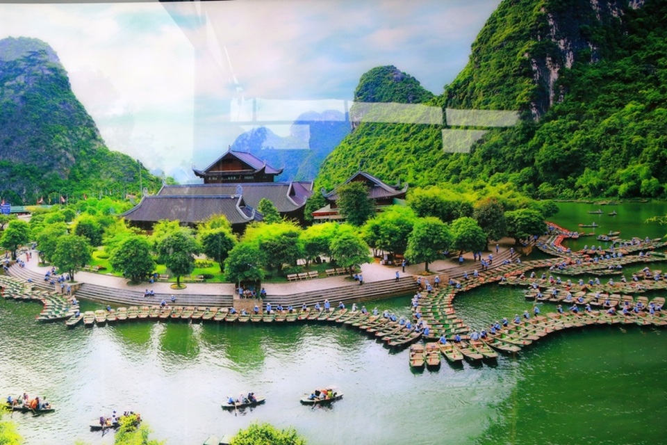Ngắm “non nước Ninh Bình” qua ảnh - 13 Bến thuyền Tràng An (ảnh: Đào Minh Tiến)