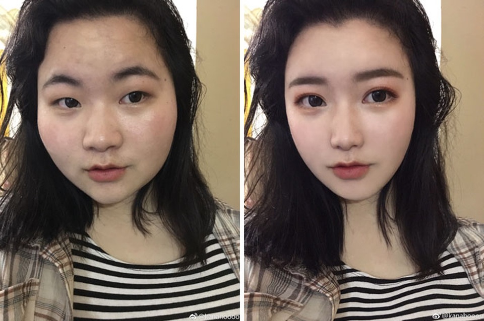 Sốc toàn tập trước hai hình ảnh giữa thực tế và sau chỉnh sửa.