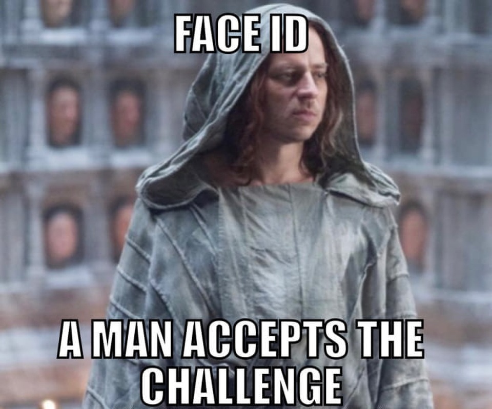Cộng đồng mạng so sánh Face ID với chi tiết trong bộ phim Game of Thrones.