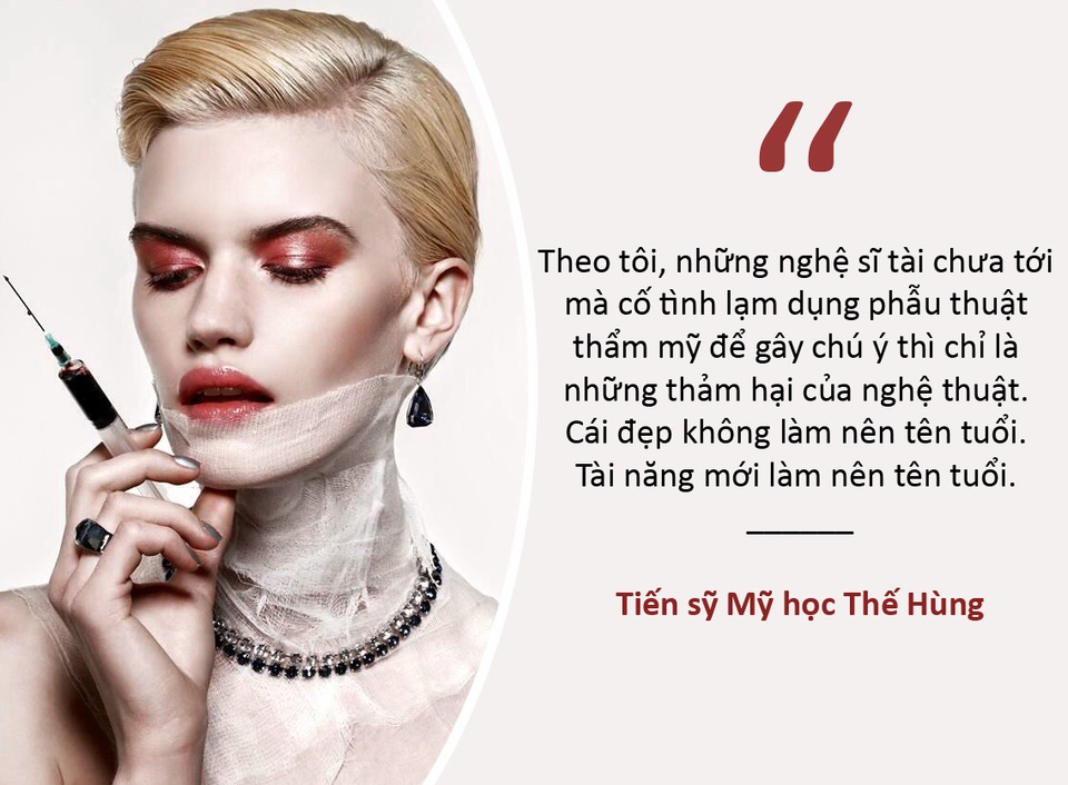 Xem thêm: Hệ lụy đau xót của lạm dụng dao kéo, nghệ sĩ Việt có thấm?