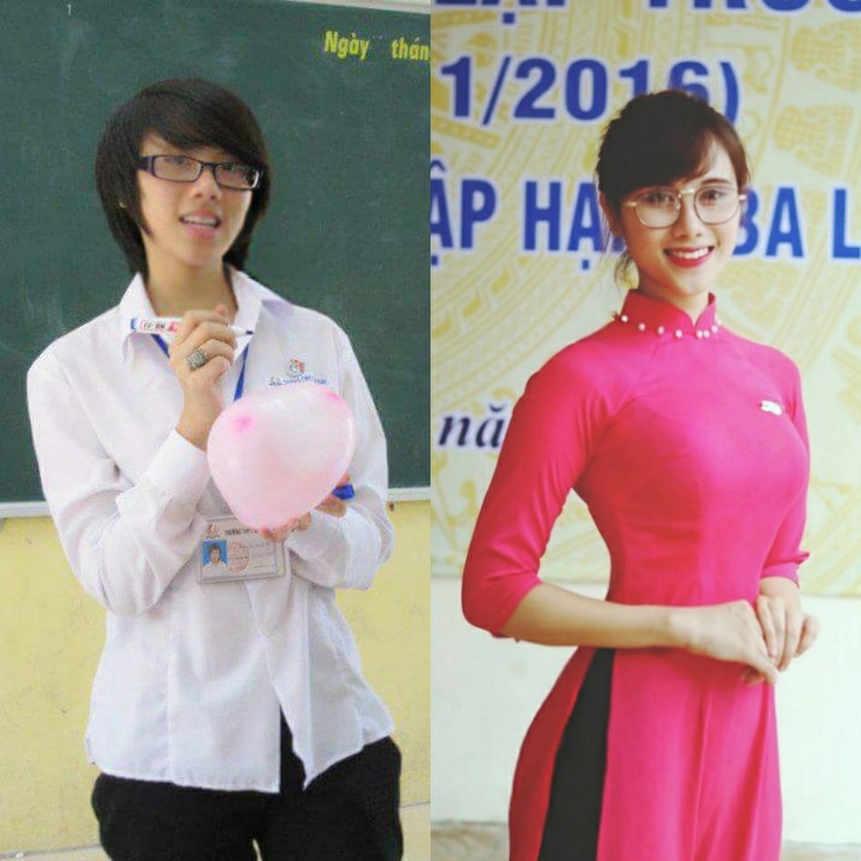 Quá khứ "nổi loạn" của nữ Thủ khoa xinh đẹp trường Mỏ - Địa chất - 3 Linh Chi từng cắt phăng mái tóc, nhìn giống nam sinh và từng bỏ bê việc học.