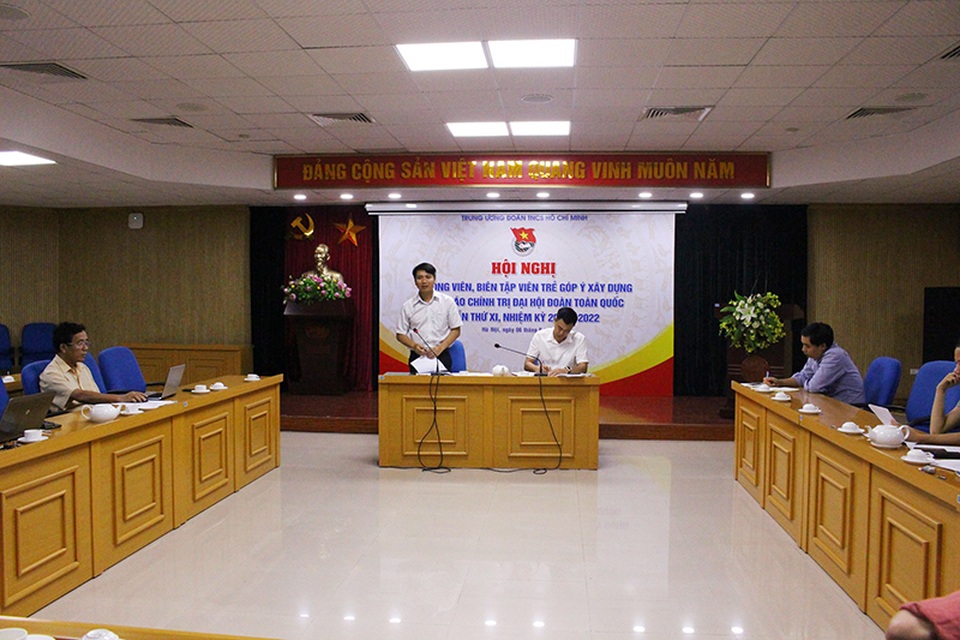 Nâng cao hiệu quả truyền thông qua mạng xã hội cho Đoàn thanh niên - 1 Hội nghị phóng viên, biên tập viên trẻ đóng góp ý kiến xây dựng báo cáo chính trị Đại hội Đoàn toàn quốc lần thứ XI