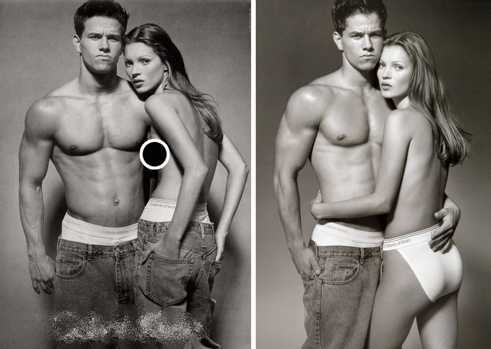 Siêu mẫu Kate Moss gợi nhớ bộ ảnh ngực trần gây tranh cãi - 1