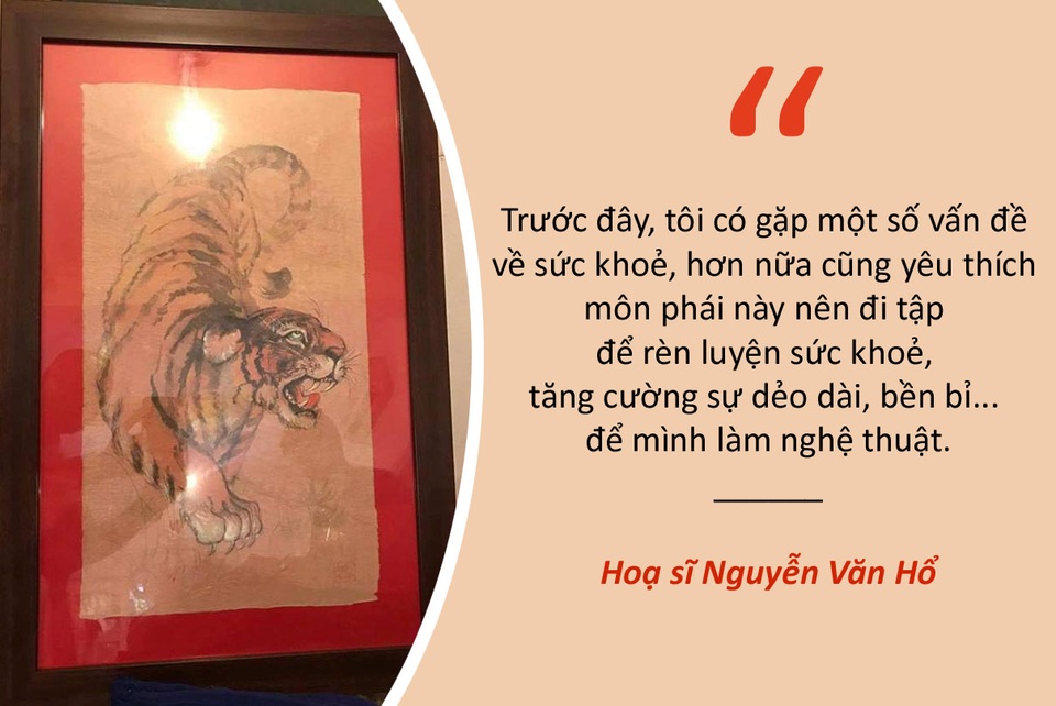 Luận bàn về võ học và tin buồn của làng rock - 3 Xem thêm: Người vẽ giúp cao thủ Flores bức tranh “Mãnh hổ” tặng võ sư Việt là ai?