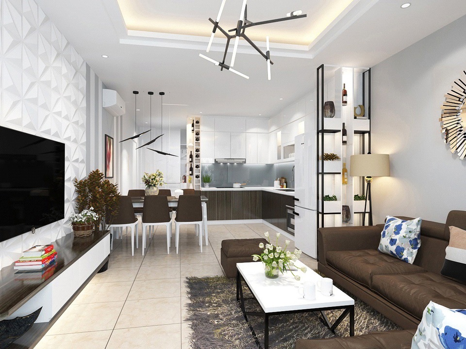 "Ở phải rộng, làm phải lớn" - Mở bán đợt cuối T&T Riverview - 2 Phối cảnh nội thất căn hộ dự án T&T Riverview